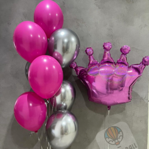 Набор шаров на девичник, набор шаров для маленькой принцессы, розовый набор шаров
